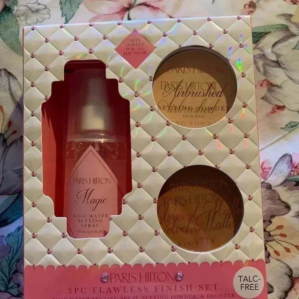 Paris Hilton Setting Spray & Bronzer & Setting Powder